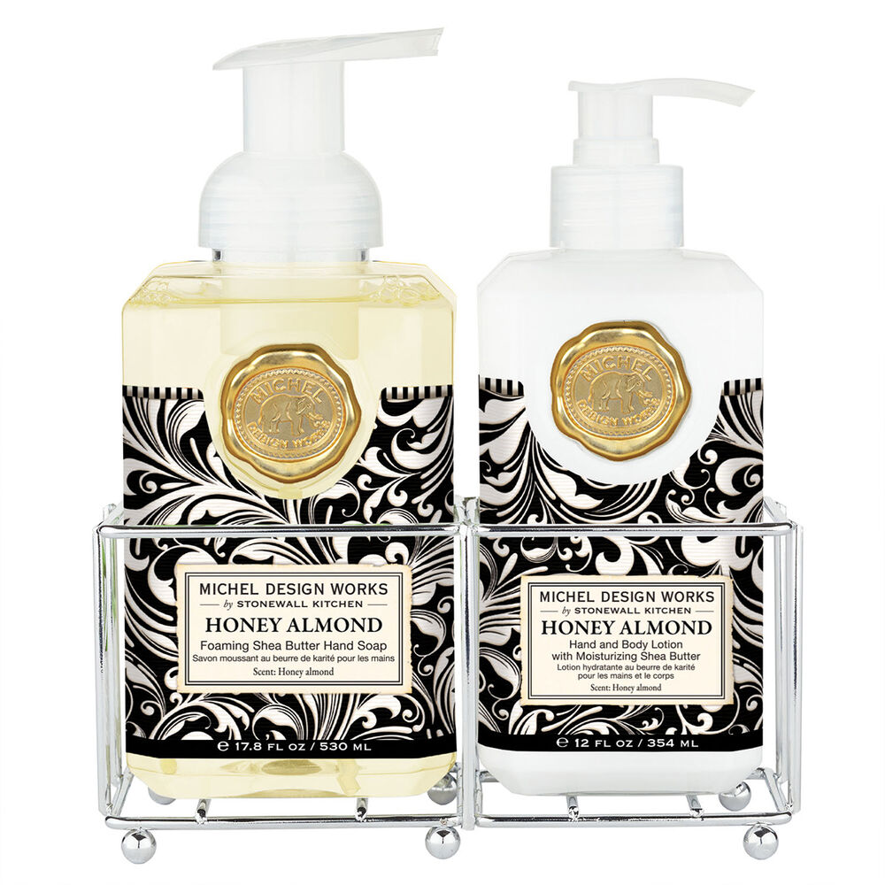 Honey Almond Handcare Caddy