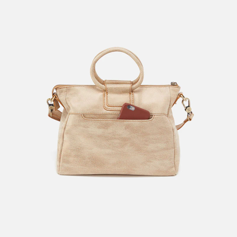 Sheila Medium Satchel- Gold Leaf