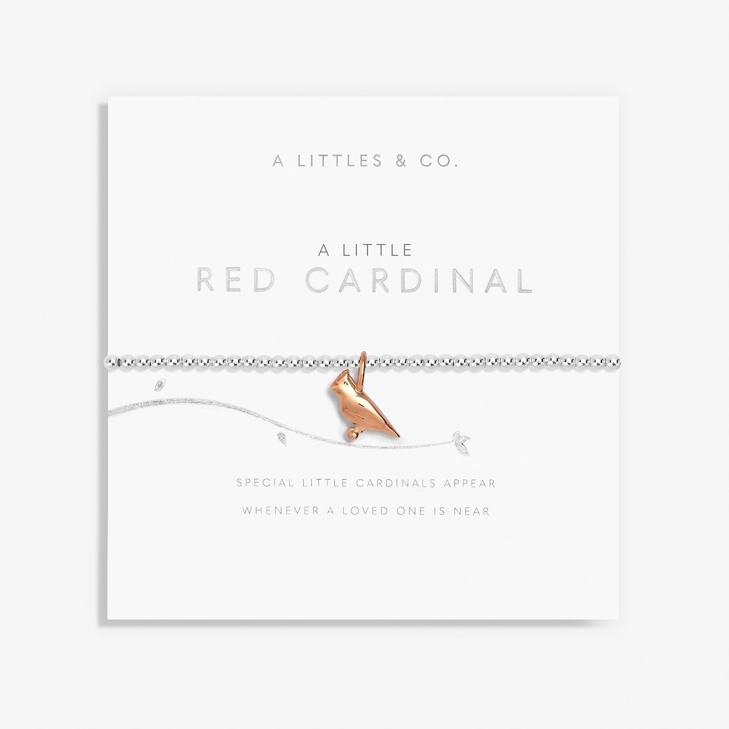 A Little "Red Cardinal" Bracelet