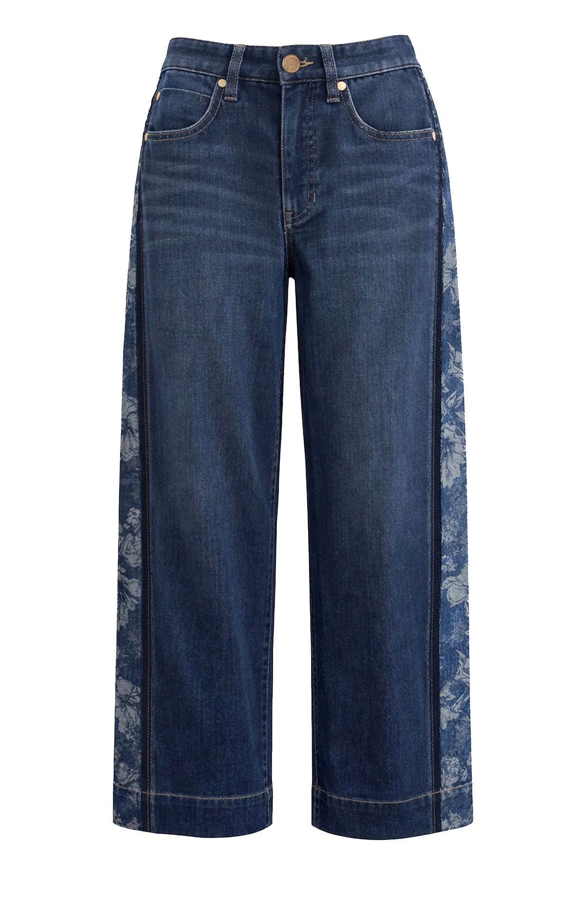 Stride Wide Leg W/ Jacquard Blocking