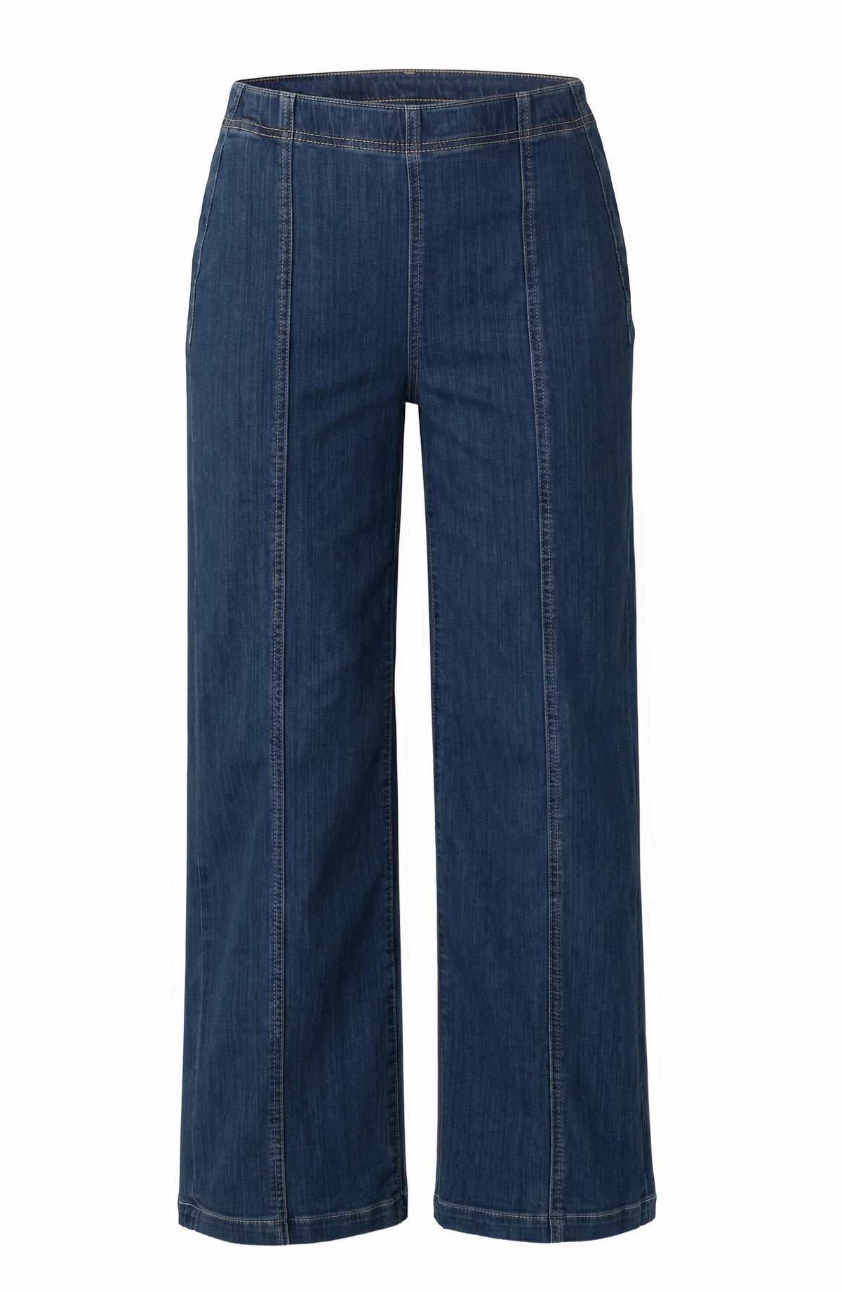 High Rise Pull-on Wide Leg W/ Seam Detail