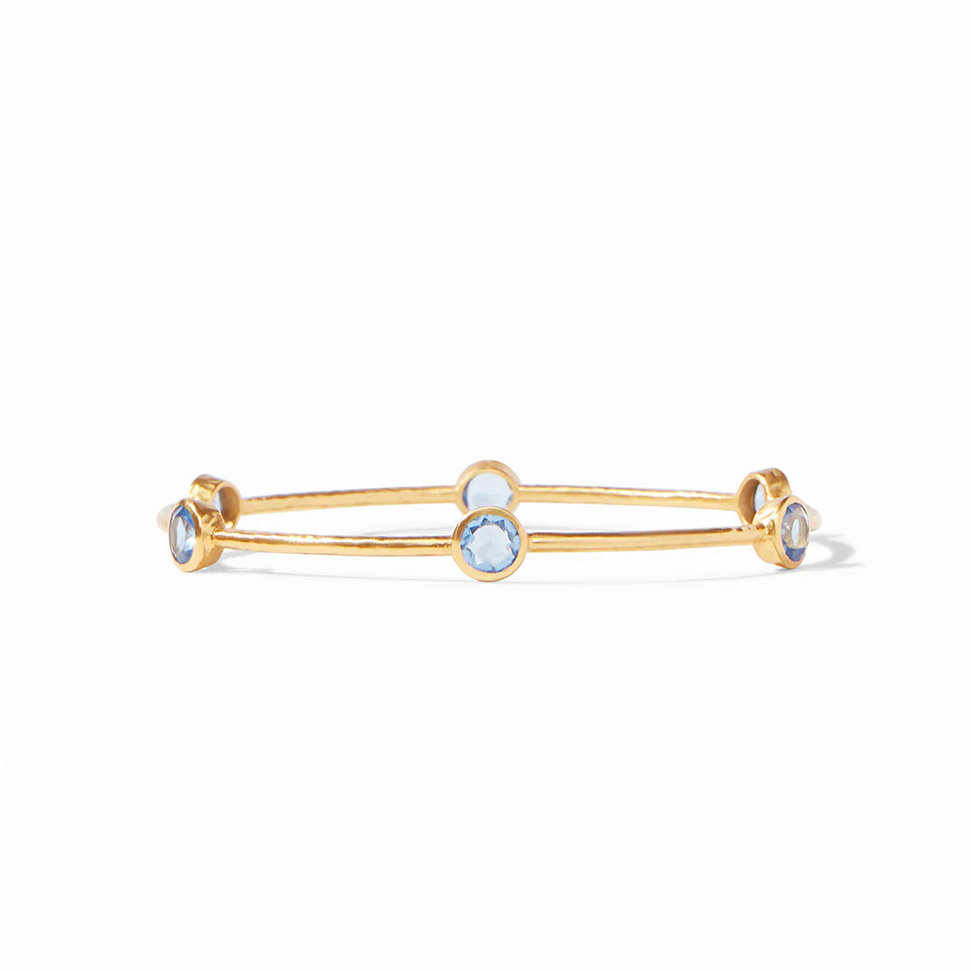 Milano Bangle- Chalcedony Blue