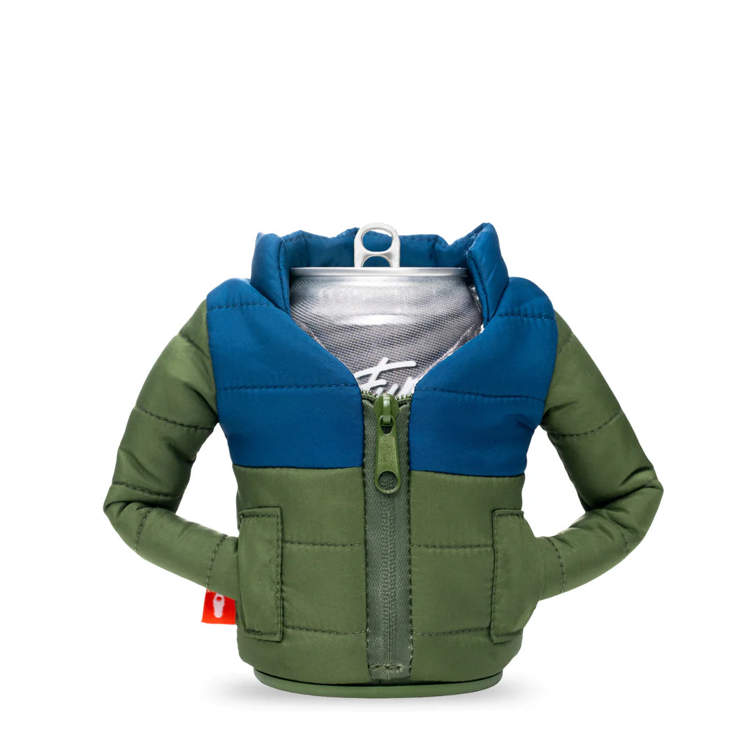 The Puffy- Olive Green & Sailor Blue