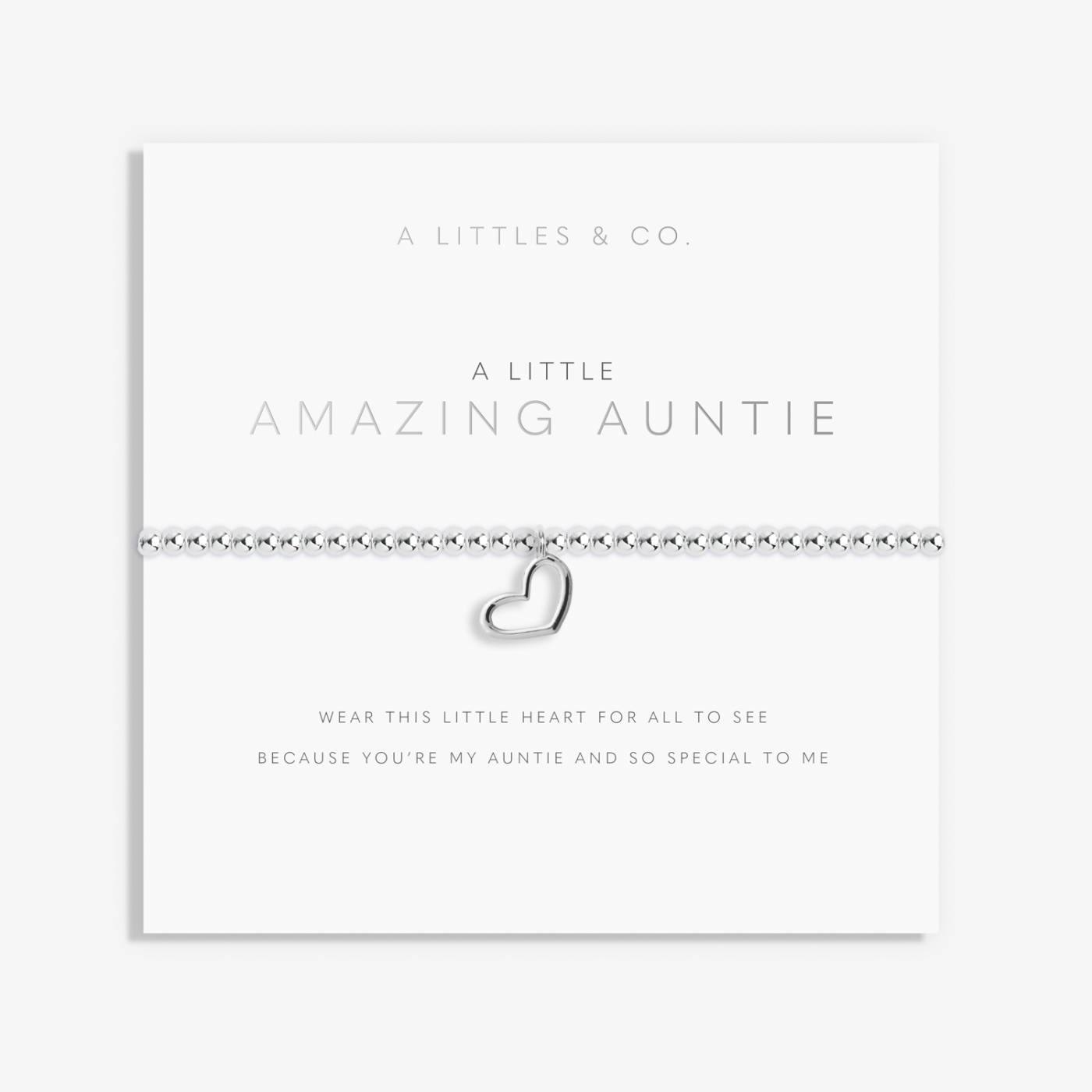 A Little "Amazing Auntie" Bracelet