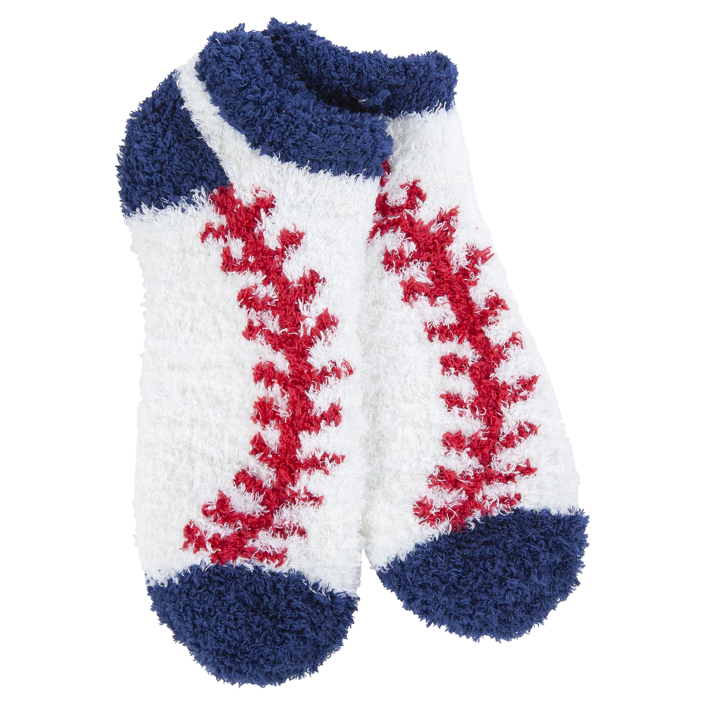 Cozy Low Socks- Baseball