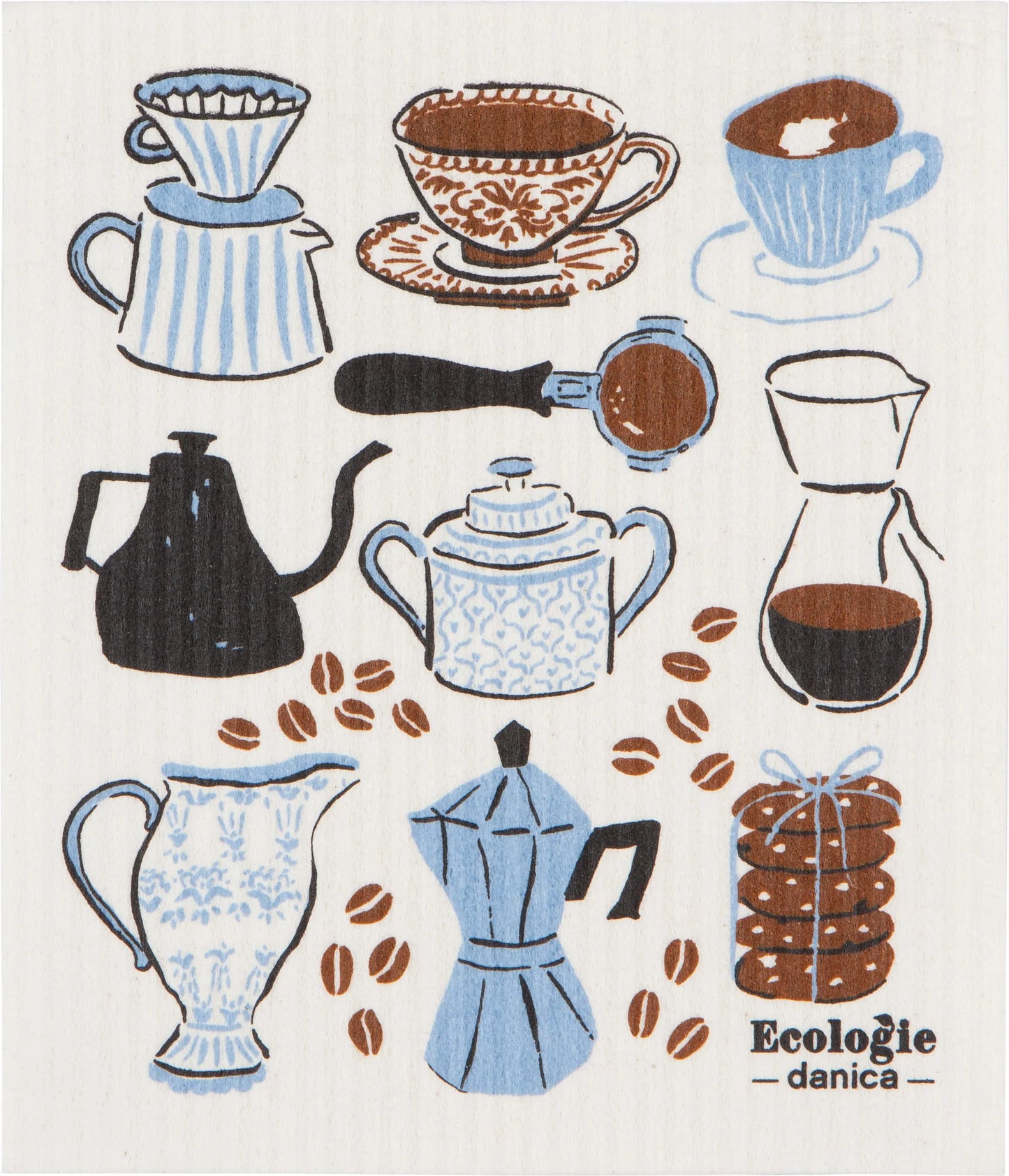 Coffee Break Swedish Sponge Cloth