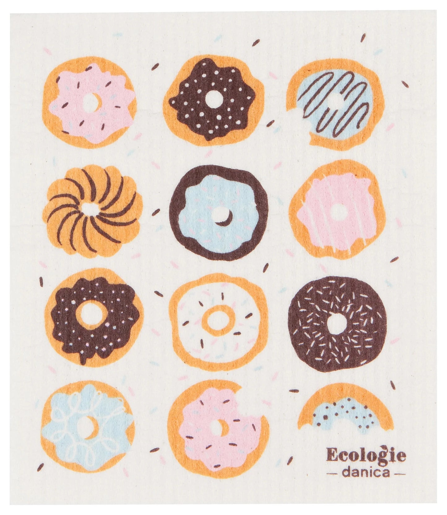 Donuts Swedish Sponge Cloth