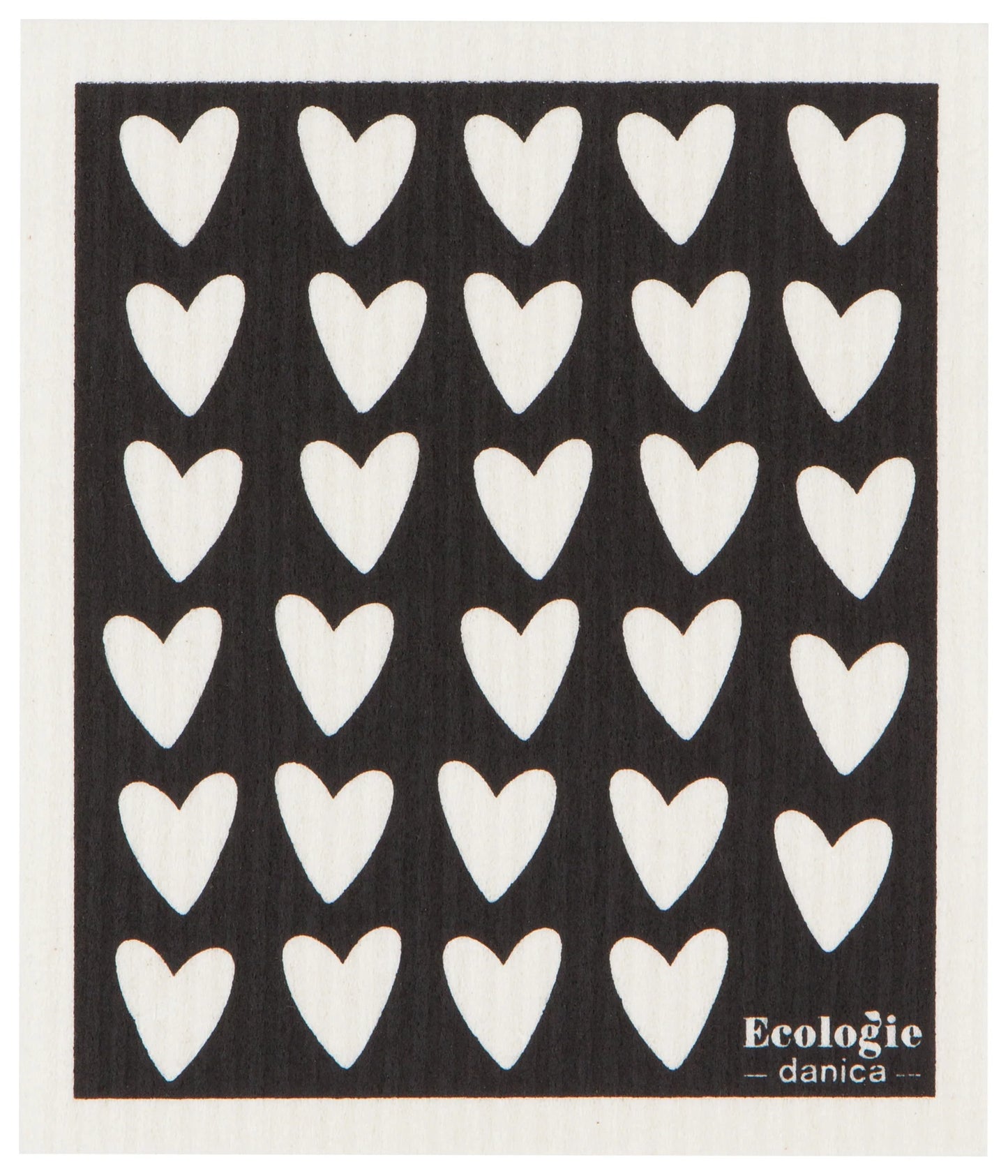 Hearts Swedish Sponge Cloth