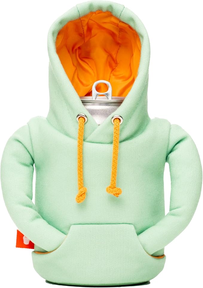 The Hoodie- Seafoam & Apricot