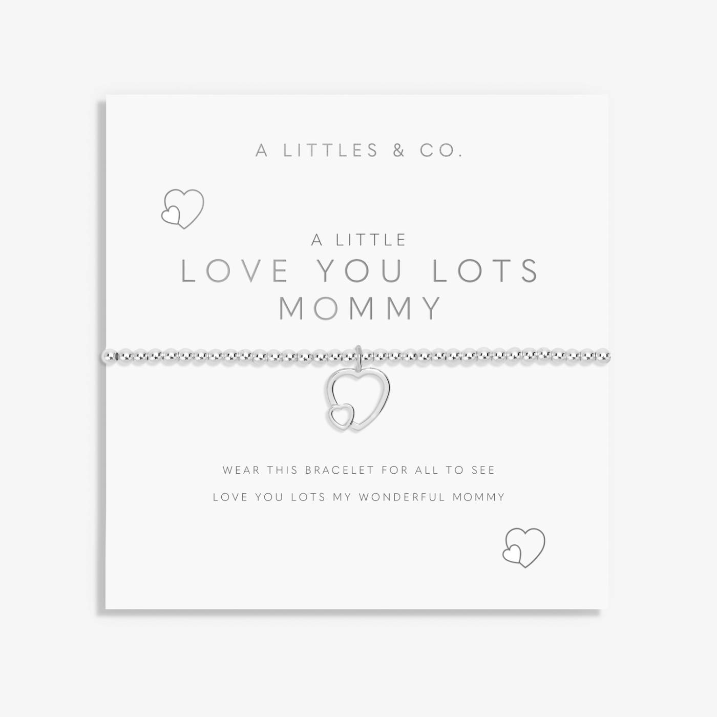 A Little "Love You Lots Mommy" Bracelet
