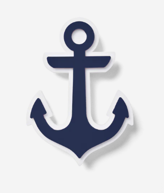 Navy Anchor Bogg Bit