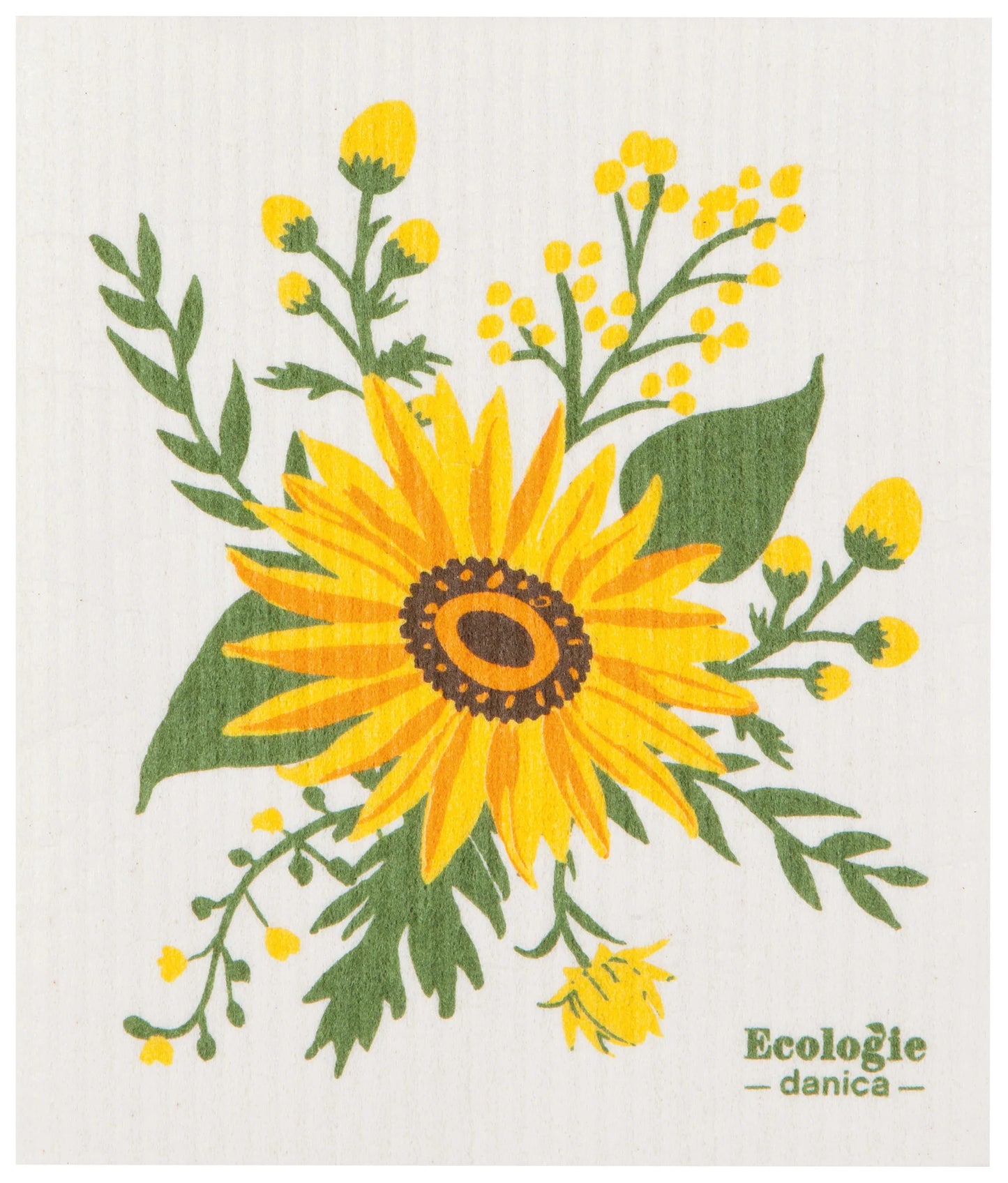 Sunflower Splendor Swedish Sponge Cloth
