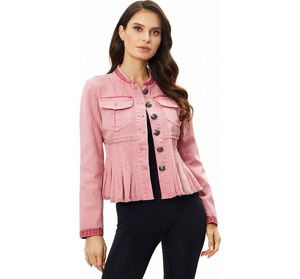 Pink Denim Jacket