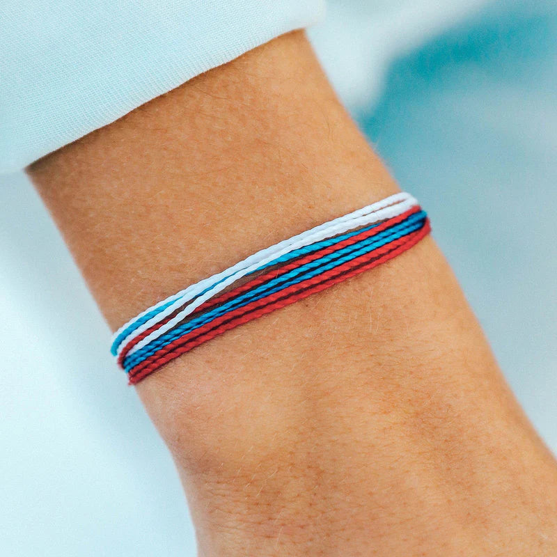Red, White, Blue Bracelet