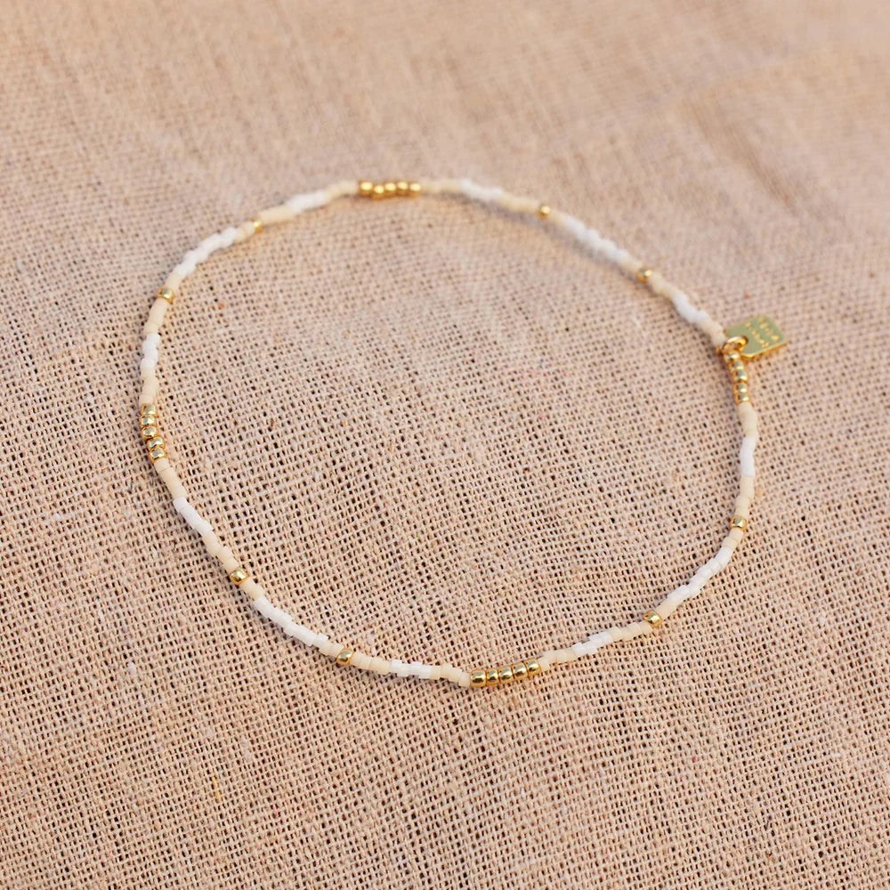 Ventura Stretch Bead Anklet
