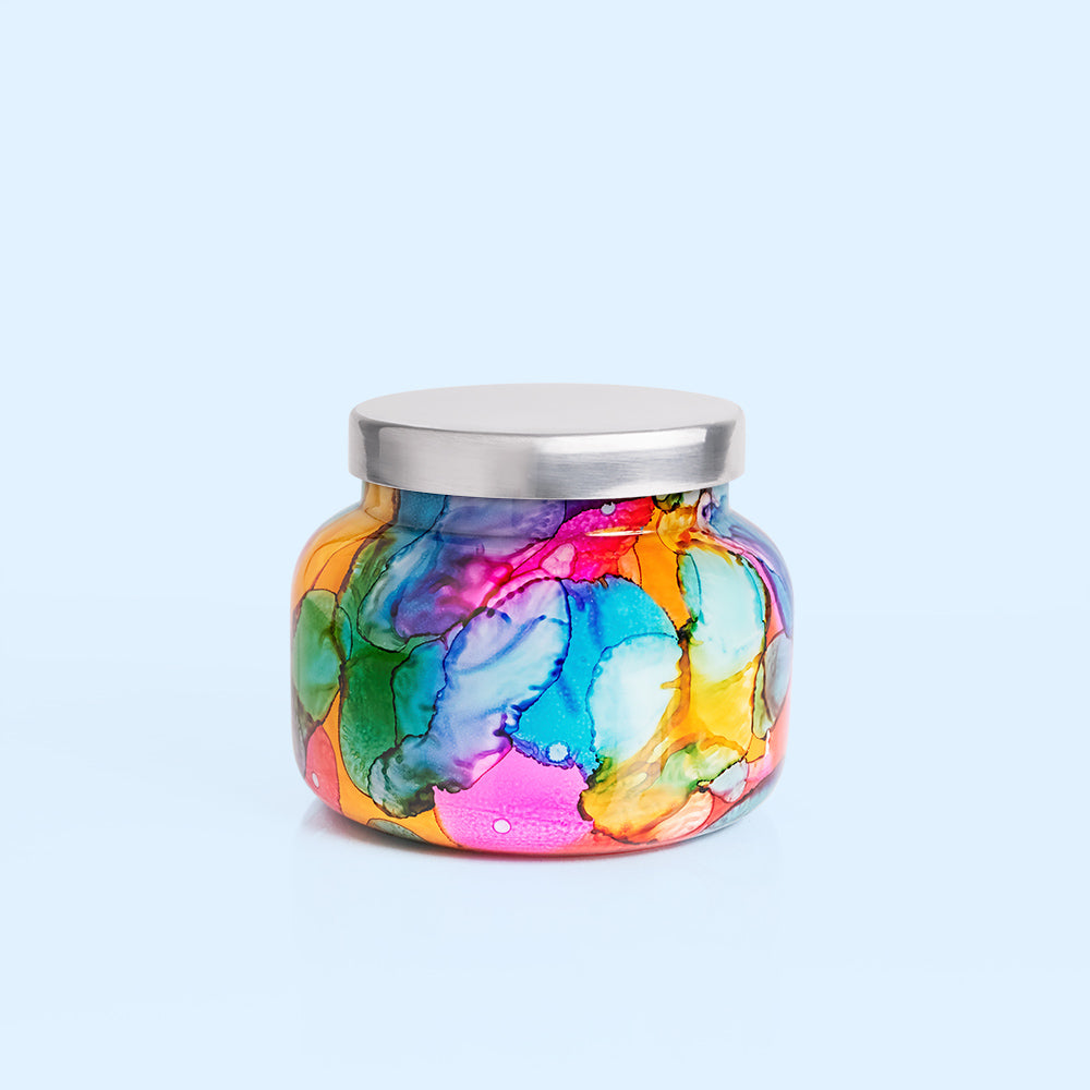 Volcano Rainbow Watercolor Signature Jar