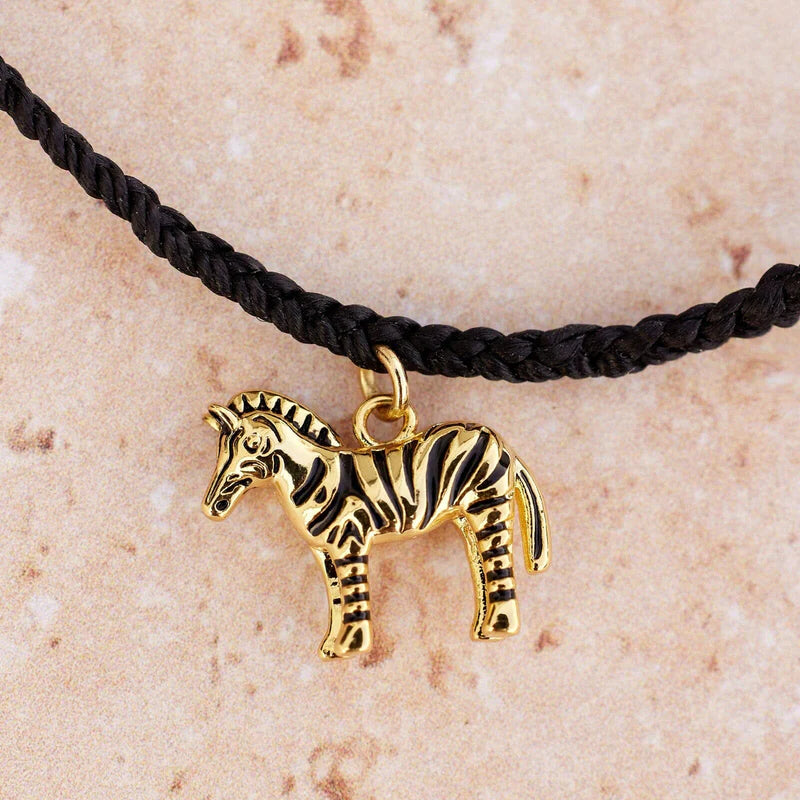 Zebra Charm Bracelet