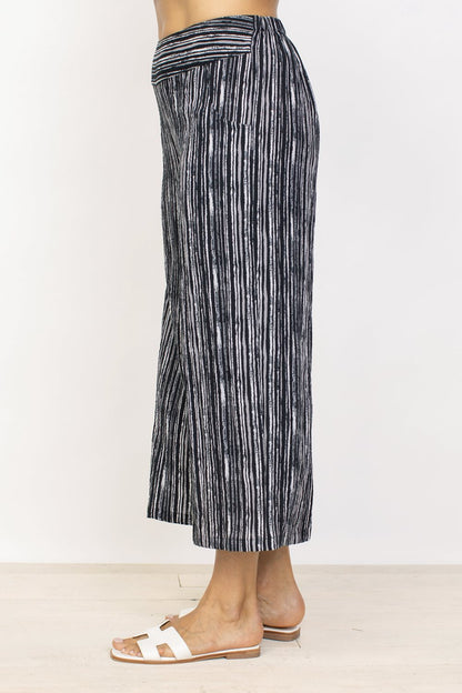 Express Travel Stripe Crop Pant