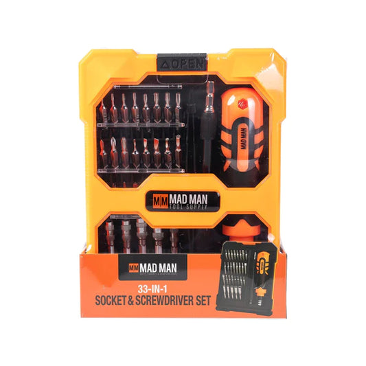 33-in-1 Socket & Screwdriver Set