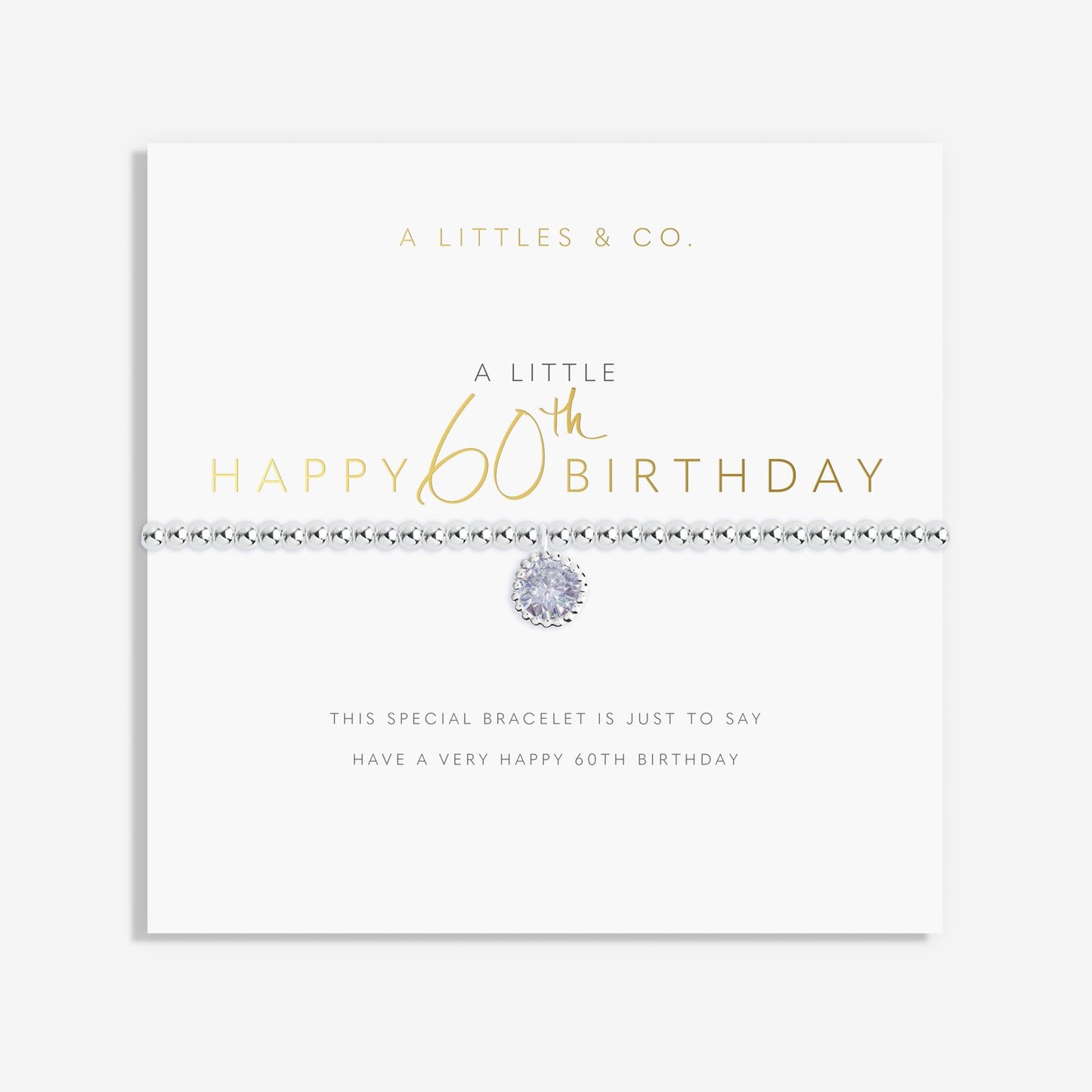 A Little "Happy 60th Birthday" Bracelet