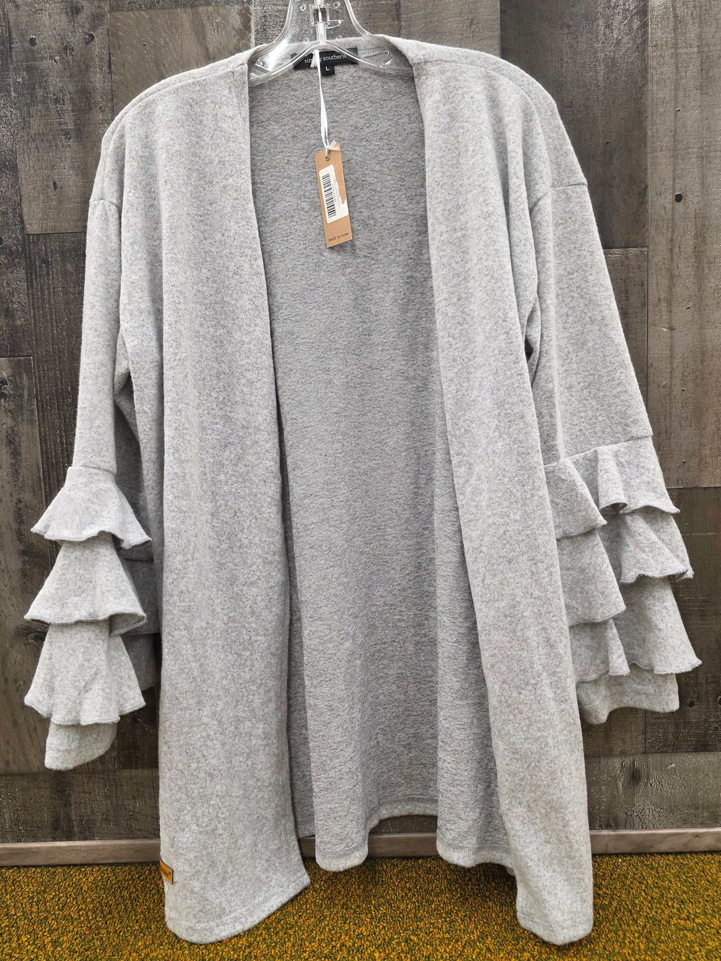 Ruffled Cardigan