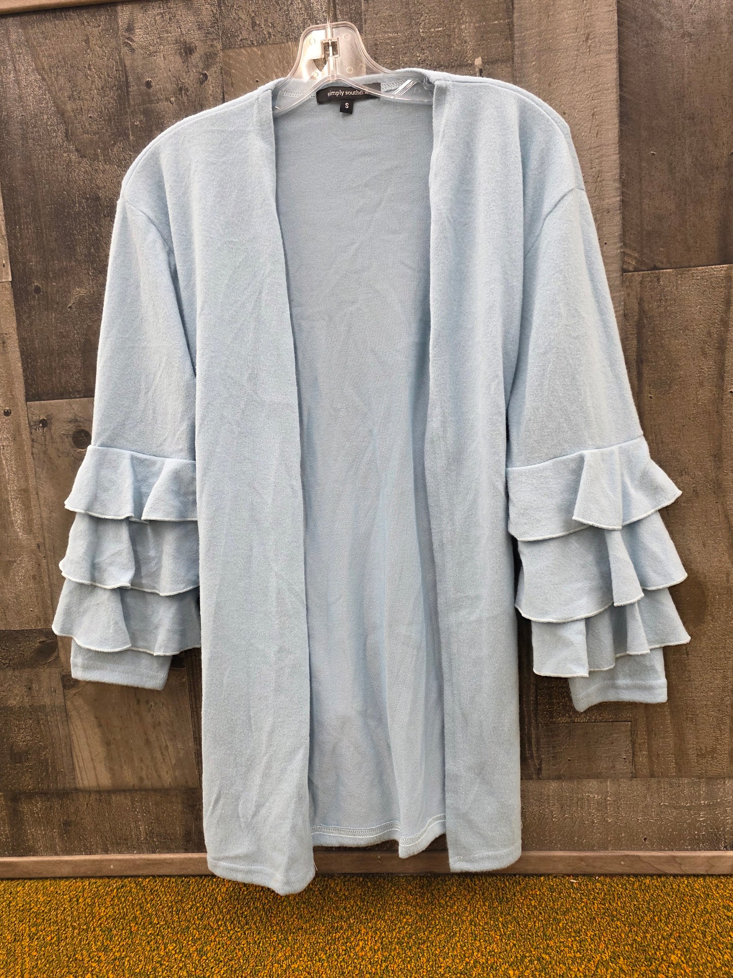 Ruffled Cardigan