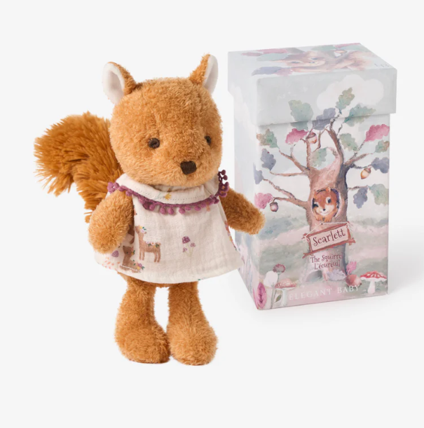 Scarlett Squirrel 10" Boxed Plush