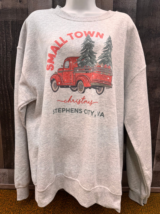 Small Town Christmas Sweatshirt (Stephens City)