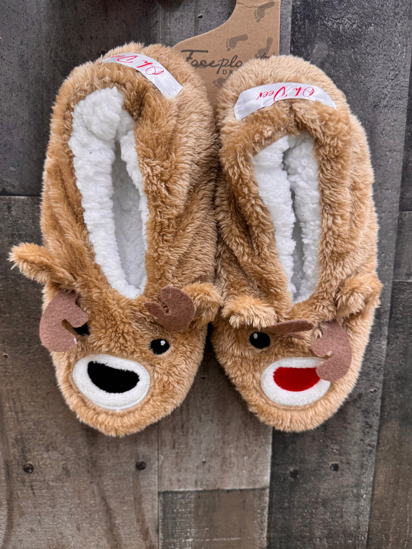 Reindeer Slippers