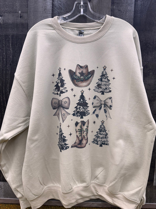 Western Holiday Sweatshirt
