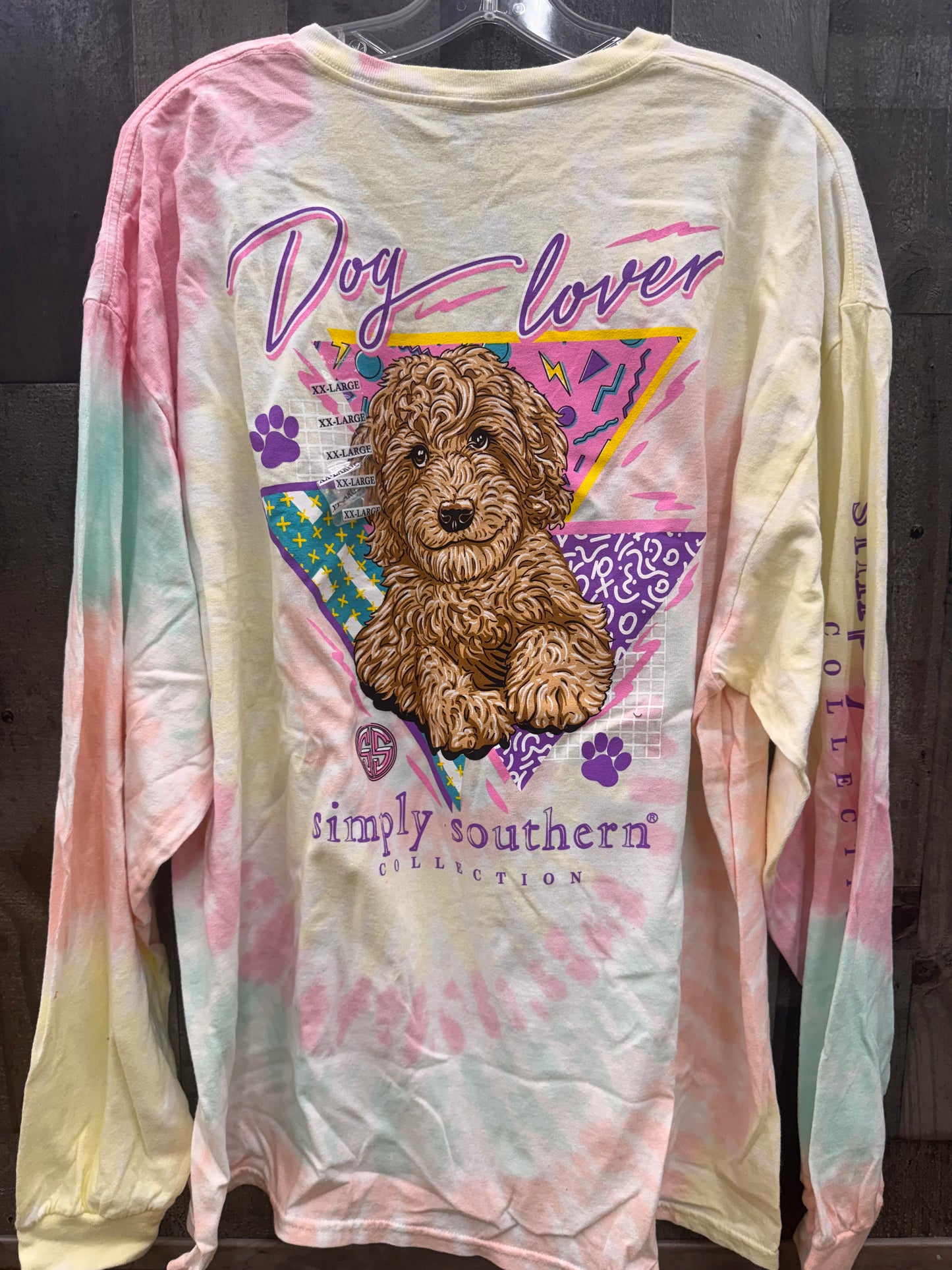 Dog Lover Tie-Dye Long Sleeve