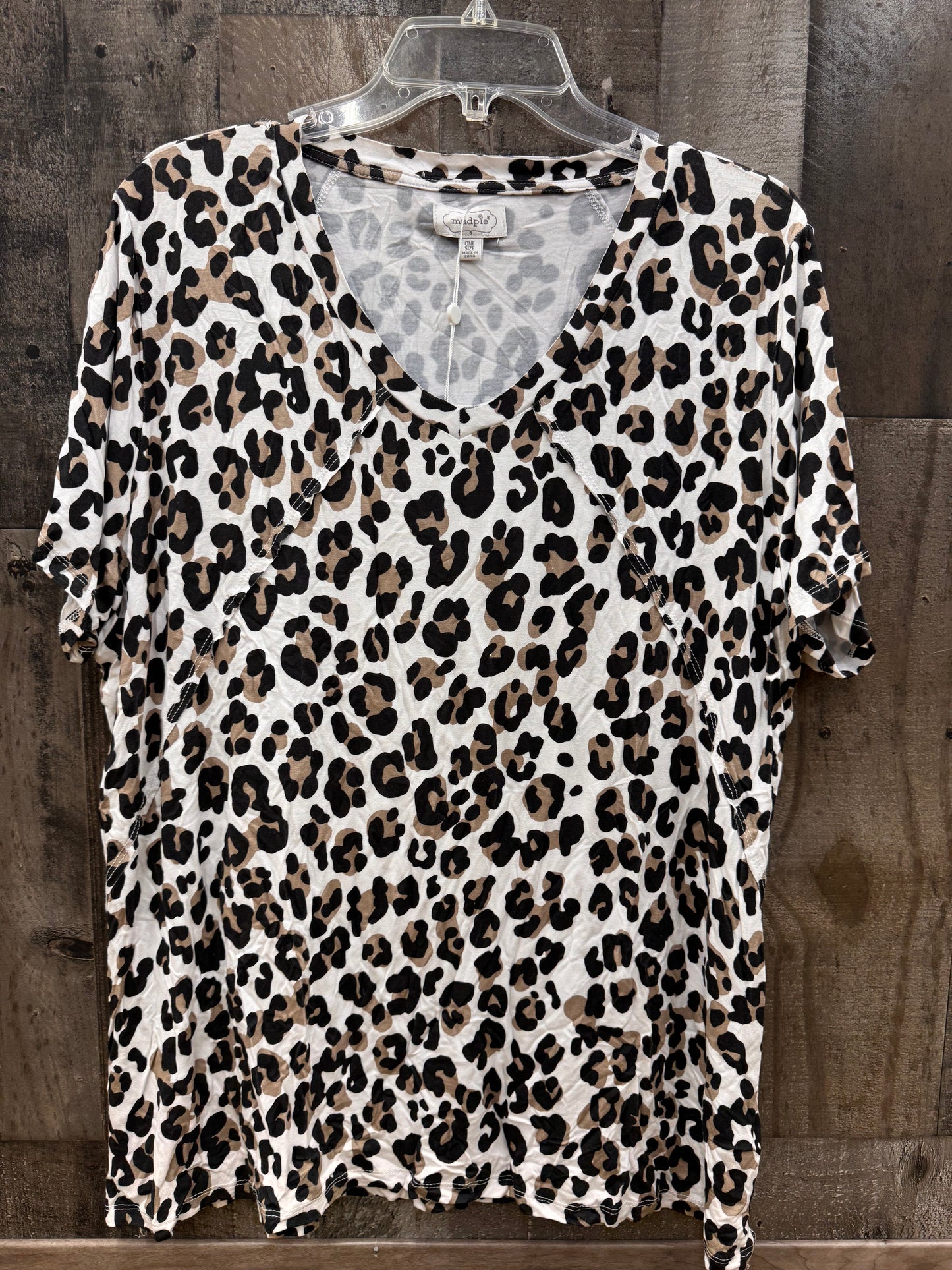 Leopard V-Neck Top
