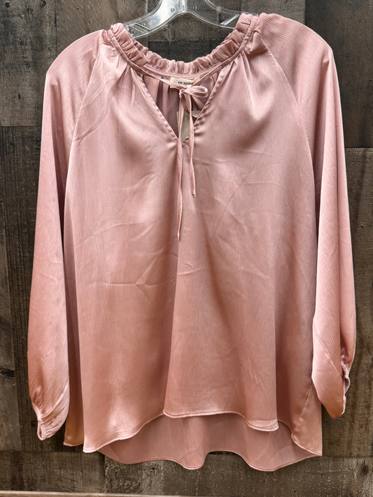 V-Neck Silky Feel Top