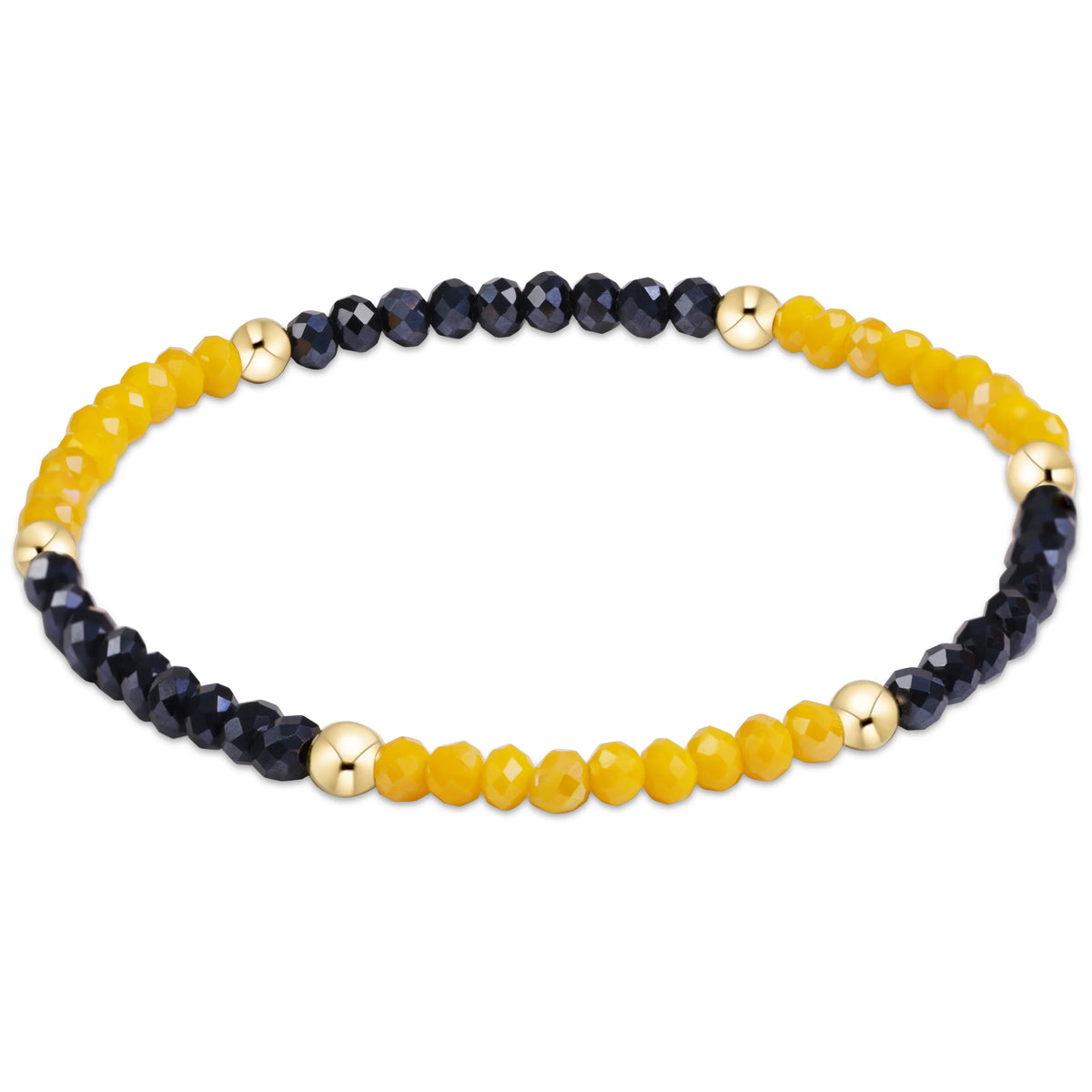 Gameday Flirty Presence Bracelet - Golden Yellow - Navy