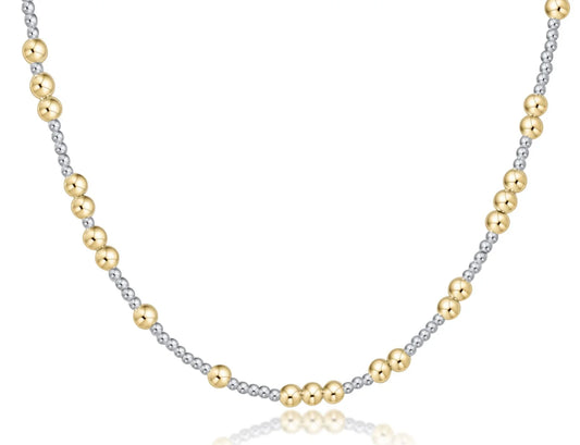 15" Choker Hope Unwritten - 4mm Mixed Metal