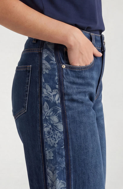 Stride Wide Leg W/ Jacquard Blocking