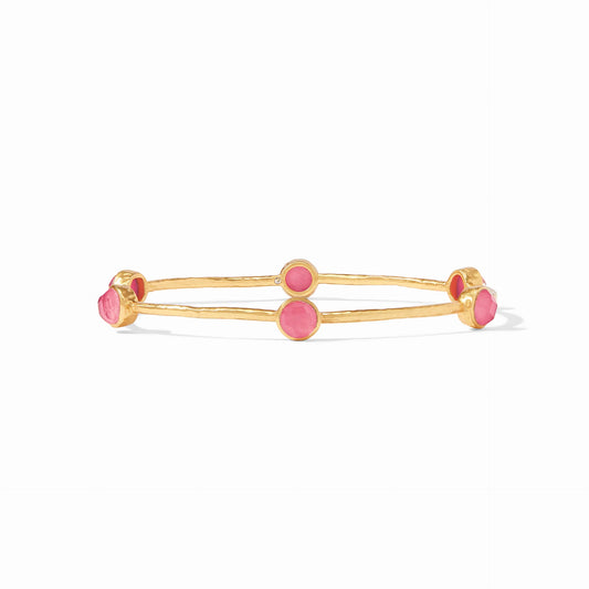 Milano Luxe Bangle- Iridescent Peony Pink