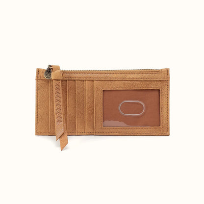 Carte Card Case In Buffed Leather- Whiskey
