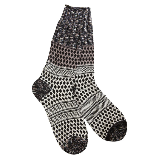 Weekend Gallery Textured Crew Sock- Nightfall