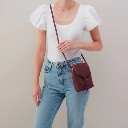 Fern Crossbody In Pebbled Leather- Mulberry Glaze