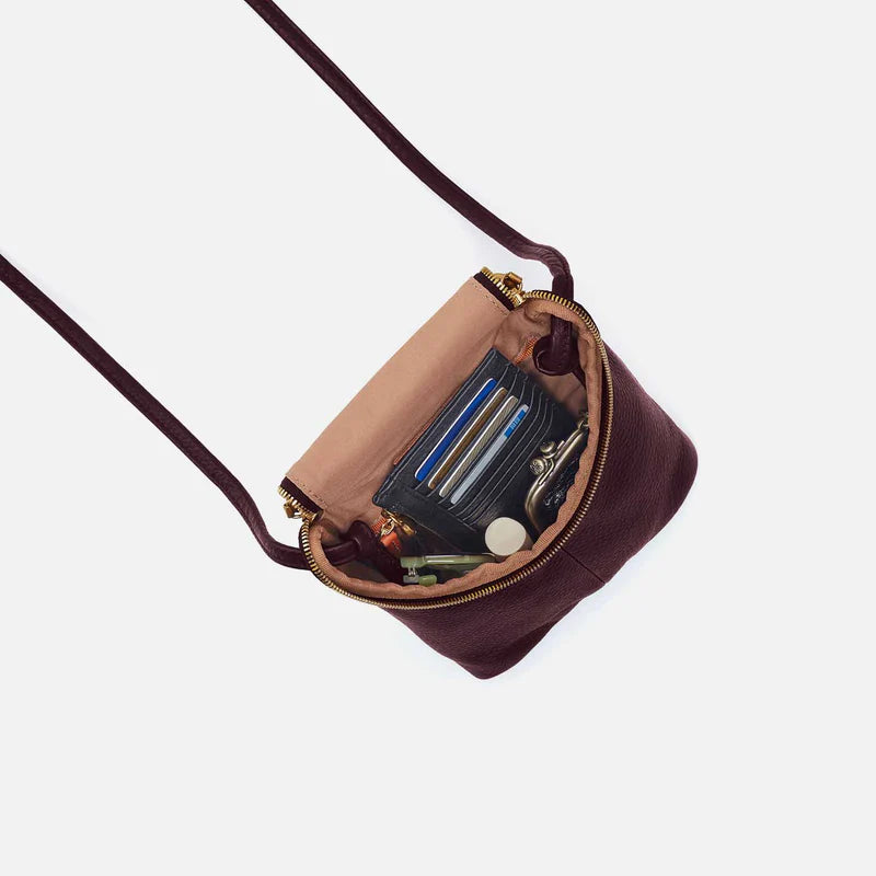 Fern Crossbody In Pebbled Leather- Mulberry Glaze