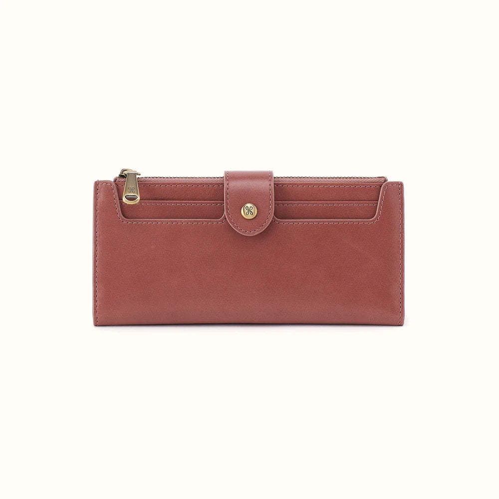 Dunn Continental Wallet- Rosewood