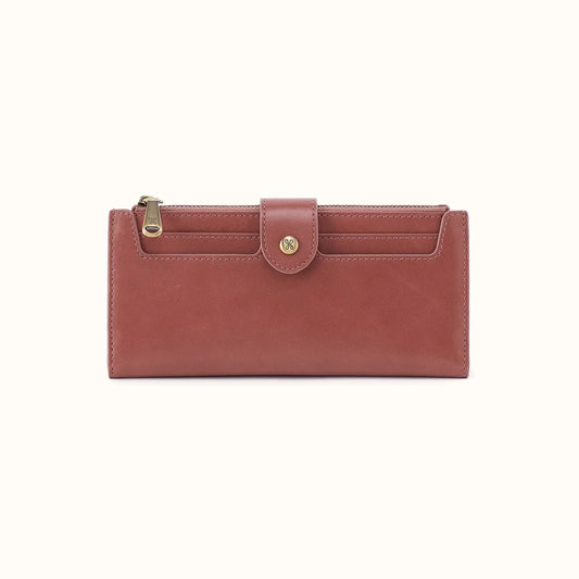Dunn Continental Wallet- Rosewood