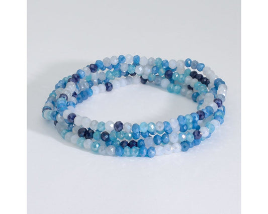 Blue Glass Bracelet