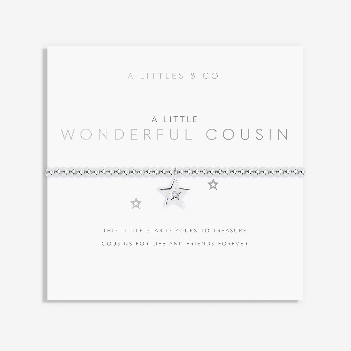 A Little "Wonderful Cousin" Bracelet