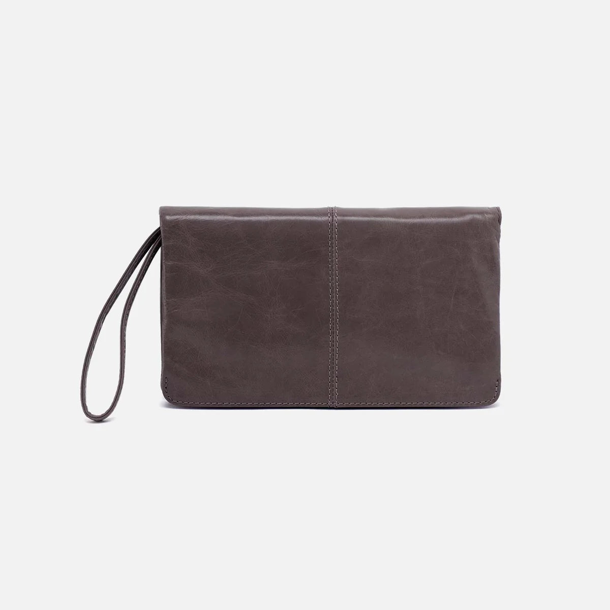 Evolve Wristlet- Polished Leather Heartstone