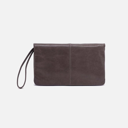 Evolve Wristlet- Polished Leather Heartstone