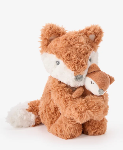 Mama + Baby Fox Plush Toy Set