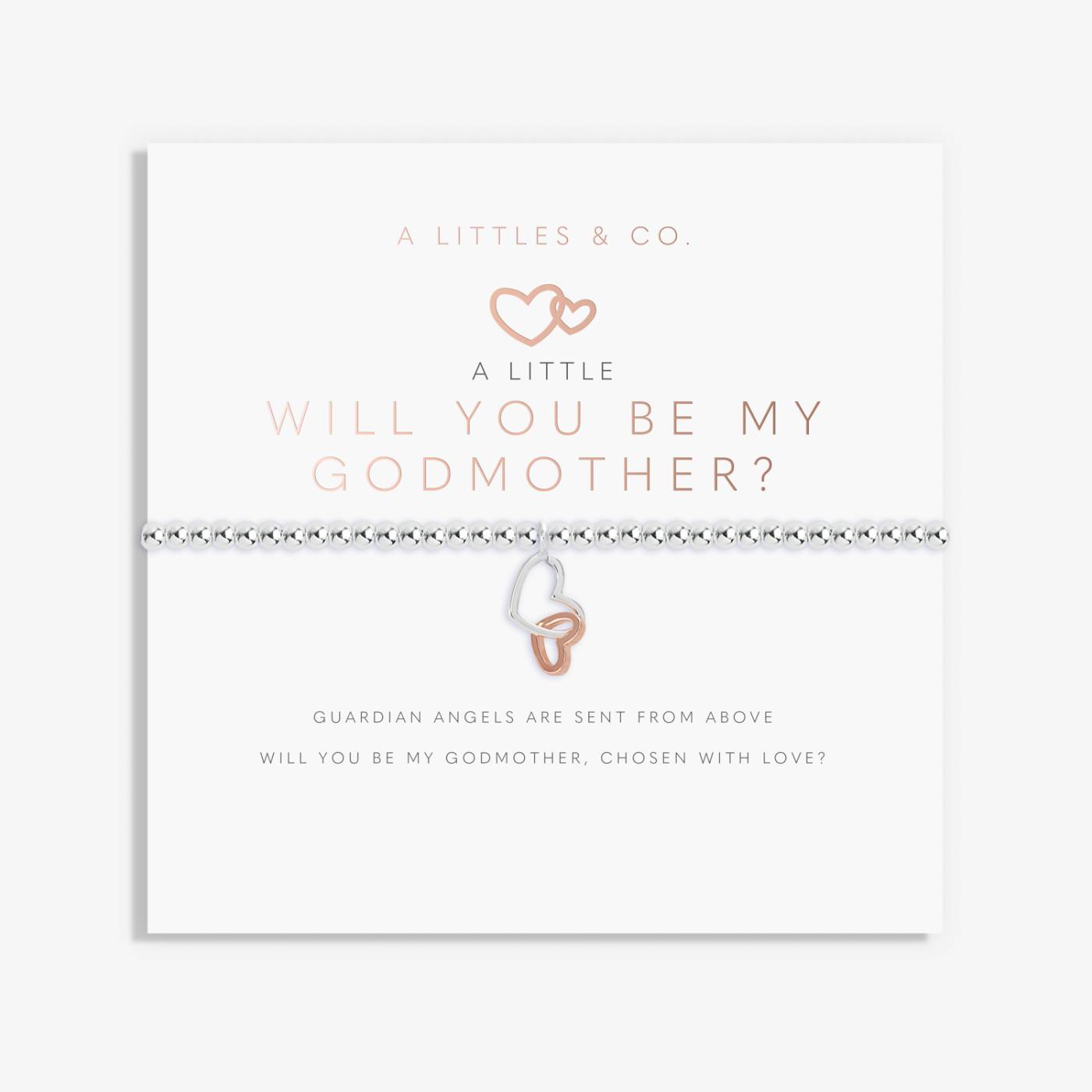A Little "Will You Be My Godmother" Bracelet