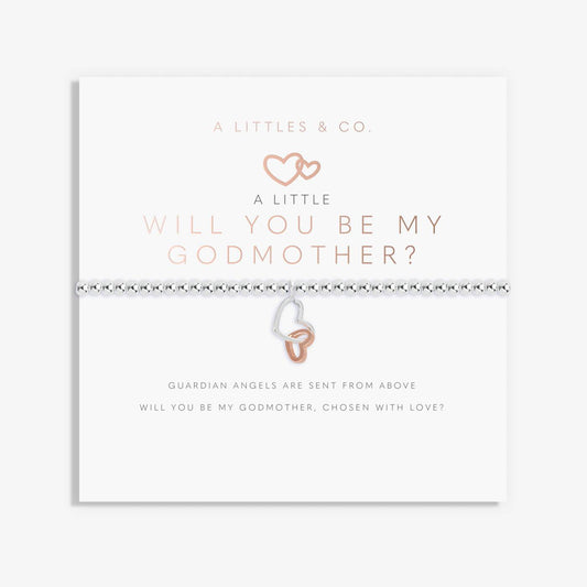 A Little "Will You Be My Godmother" Bracelet